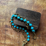 LAV x JForks Faceted Turquoise Chain