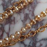LAV x JForks Champagne Crystal Chain