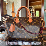 LAV x JForks Pink Crystal Chain