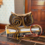 LAV Original Monogram Nano Frivole Blended Chocolate and Camel Braided
