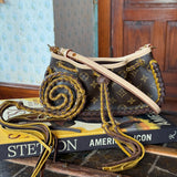 LAV Original Monogram Nano Frivole Blended Chocolate and Camel Braided