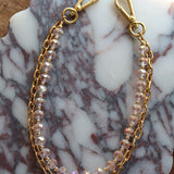 LAV x JForks Pink Crystal Chain