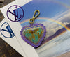 LAV Original Metallic Snap-on & JForks Kingman Heart Charm