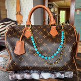 LAV x JForks Faceted Turquoise Chain