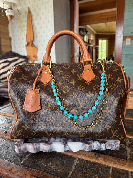 LAV x JForks Faceted Turquoise Chain – Leatherandvodka
