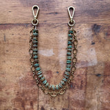 LAV x JForks Chunky Kingman Turquoise Disc Chain