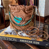 LAV Original Chanel 22 Mini Hobo with a 160ct Kingman Stone