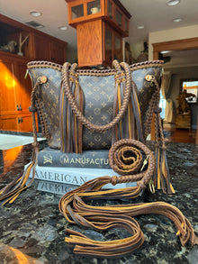  LAV Original Classic Monogram Neverfull MM Blended Chocolate/Camel Braided