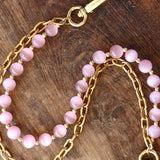 LAV x JForks Pink Cat’s Eye Chain