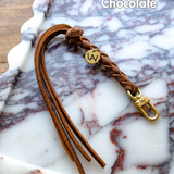 LAV Original Signature Leather Braided Snap-on