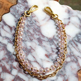 LAV x JForks Pink Crystal Chain