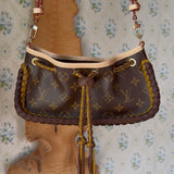 LAV Original Monogram Nano Frivole Blended Chocolate and Camel Braided