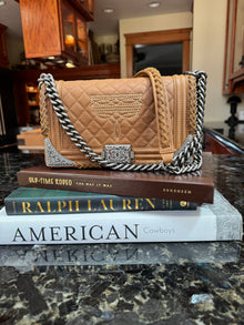 LAV Original Chanel Dallas Medium Boy Bag w/Boot Stitch