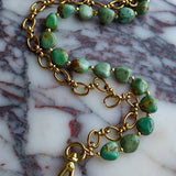 LAV x JForks  Nugget Kingman Turquoise Chain