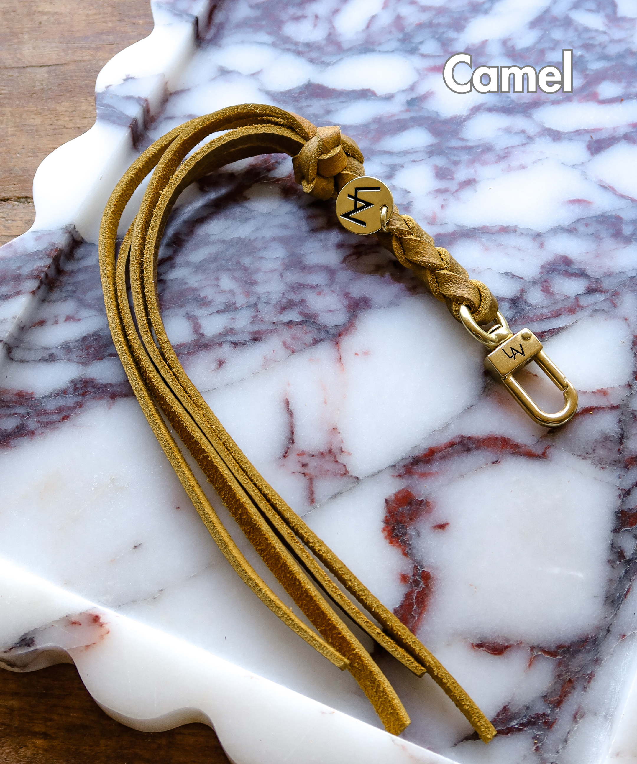LAV Original Signature Leather Braided Snap-on