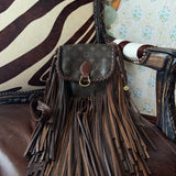 LAV Original Saint Cloud MM Chocolate Fringe