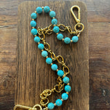 LAV x JForks Faceted Turquoise Chain