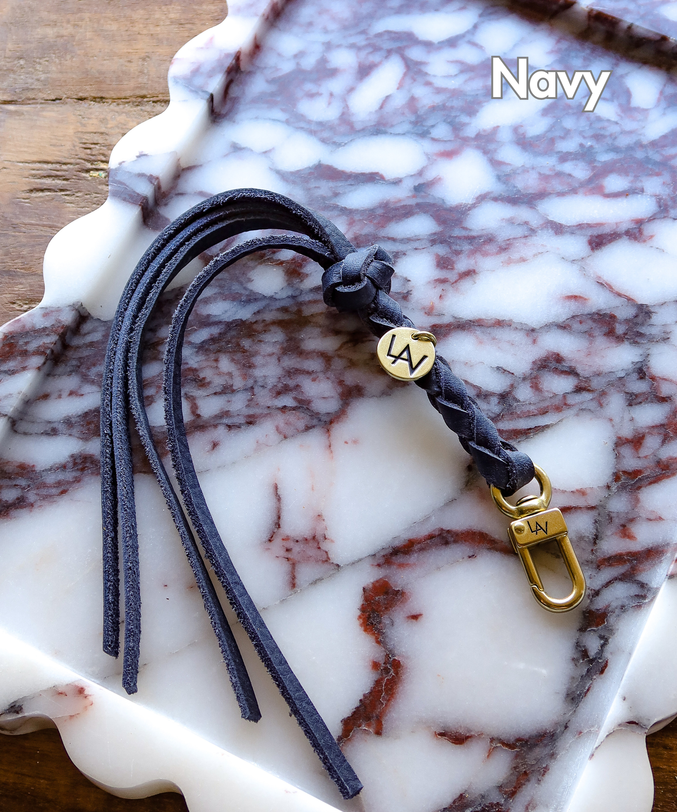 LAV Original Signature Leather Braided Snap-on