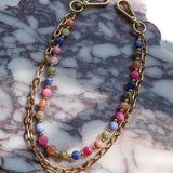LAV x JForks Multicolor Jade Chain
