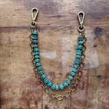 LAV x JForks Chunky Kingman Turquoise Disc Chain
