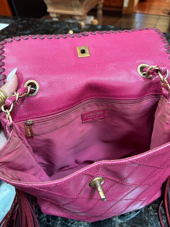 LAV Original Top Flap Chanel Medium Quilted Shoulder Bag