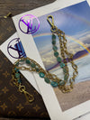 LAV x JForks Kingman Coin Beaded 3 strand Chain