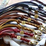 LAV Original Signature Leather Braided Snap-on