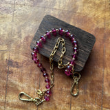 LAV x JForks Pink Crystal Chain