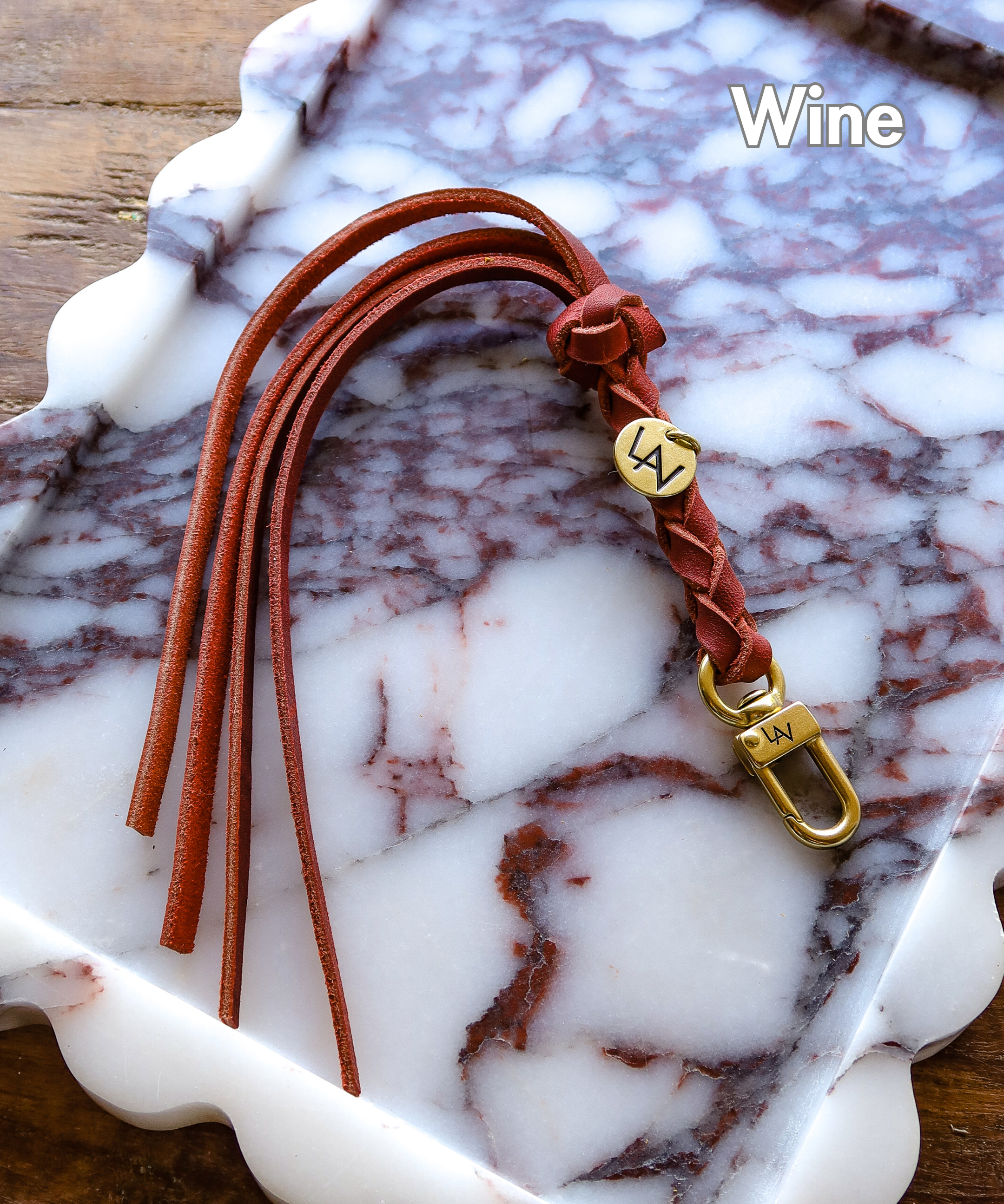 LAV Original Signature Leather Braided Snap-on