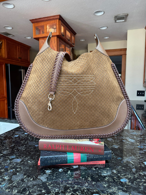 LAV Original Gucci B Maxi Shoulder Bag