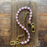 LAV x JForks Pink Cat’s Eye Chain