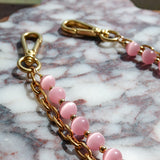 LAV x JForks Pink Cat’s Eye Chain