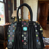 LAV Original Alma MM Murakami, Black Multicolor with a 85ct Kingman Stone