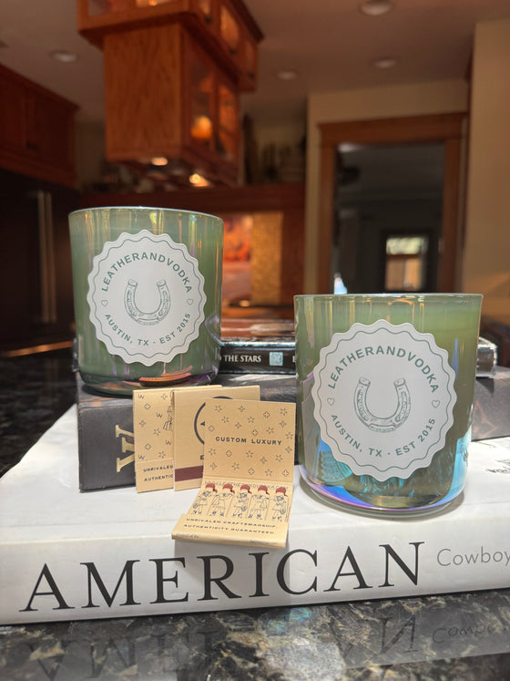 Wyatt Vannin x LAV Exclusive Coconut Oil Candle with Limited Edition Cowgirl Matchbooks