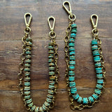 LAV x JForks Chunky Kingman Turquoise Disc Chain