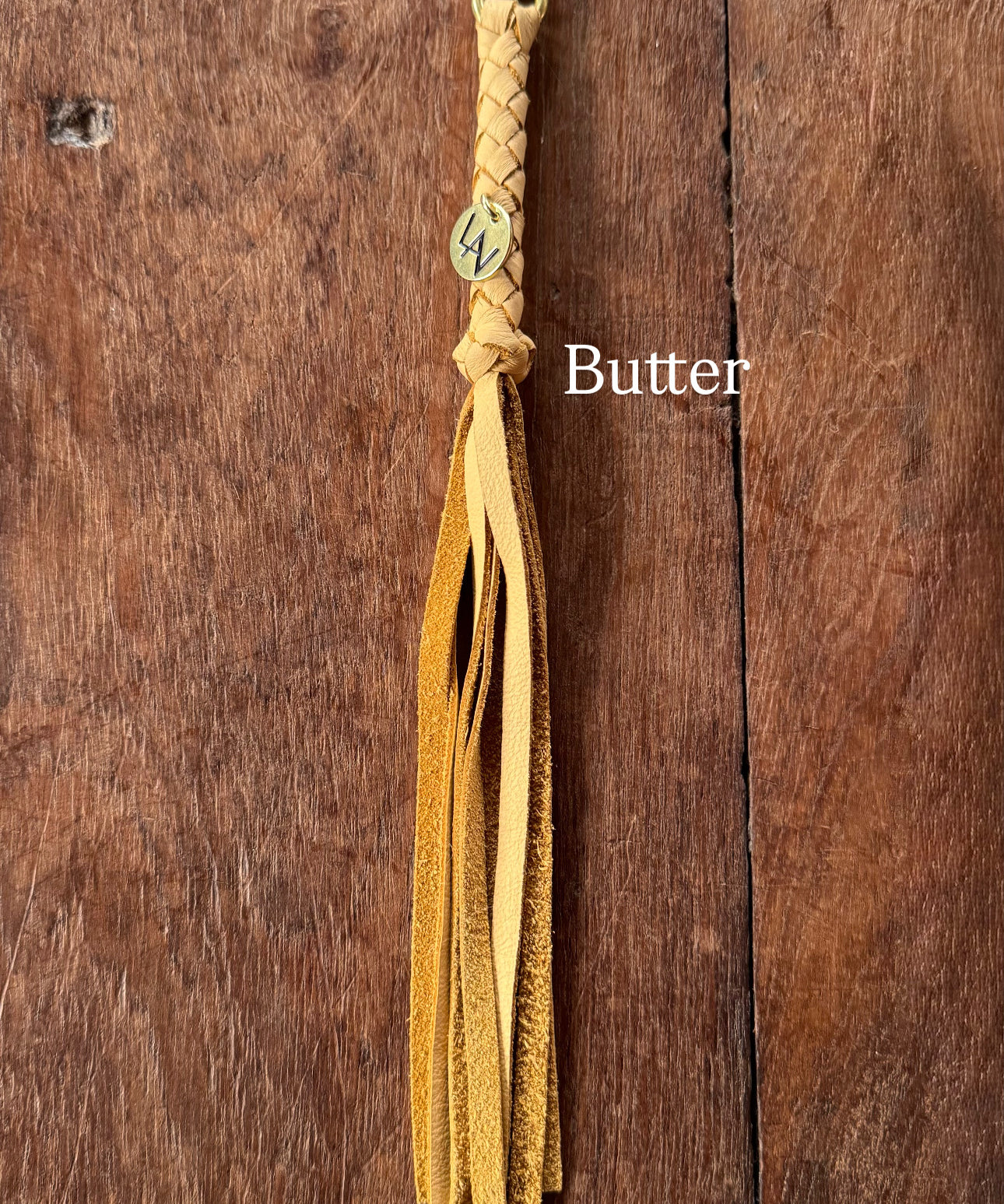 LAV Original Specialty Leather Braided Snap-on