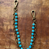 LAV x JForks Faceted Turquoise Chain