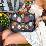 LAV Original Coins Pochette Metis Noir Braided