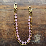 LAV x JForks Pink Cat’s Eye Chain