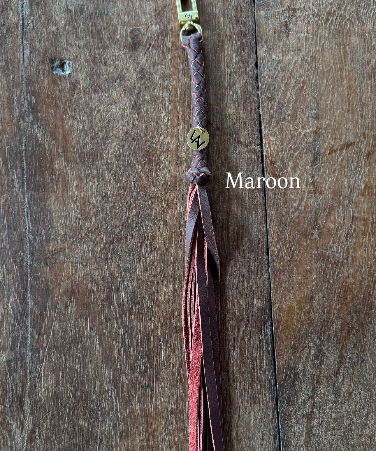 LAV Original Specialty Leather Braided Snap-on