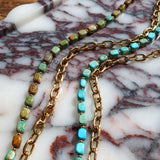 LAV x JForks Rectangle Imperial Jasper Chain