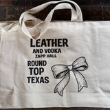 Limited Edition LAV Twill Cotton Tote Bag - Bow, Round Top, TX Spring 2026