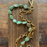 LAV x JForks  Nugget Kingman Turquoise Chain