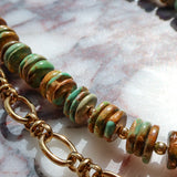 LAV x JForks Chunky Kingman Turquoise Disc Chain