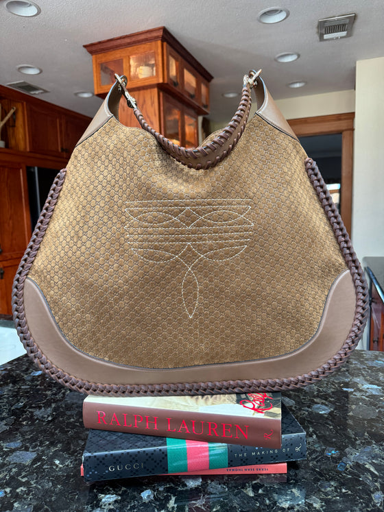 LAV Original Gucci B Maxi Shoulder Bag