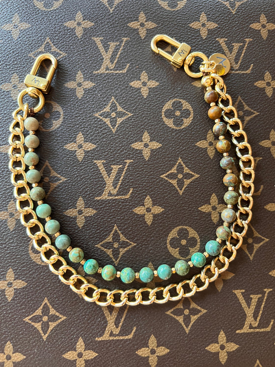 AFC X LAV Beaded Turquoise Chain