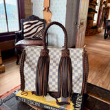 LAV Original Speedy 35 Damier Azur Chocolate Braided