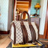 LAV Original Speedy 35 Damier Azur Chocolate Braided