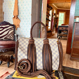 LAV Original Speedy 35 Damier Azur Chocolate Braided