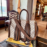 LAV Original Speedy 35 Damier Azur Chocolate Braided